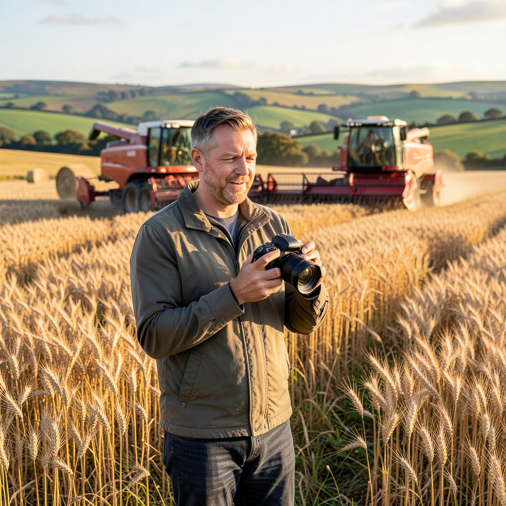 Oxfordshire photographer Mark Davies wins camera club photo of week with farming image